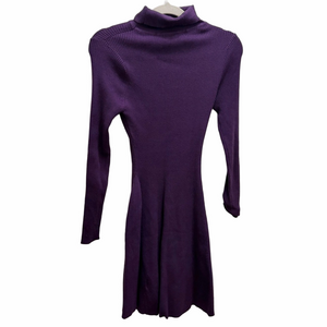 NanaMacs Purple Ribbed Dress Size Small